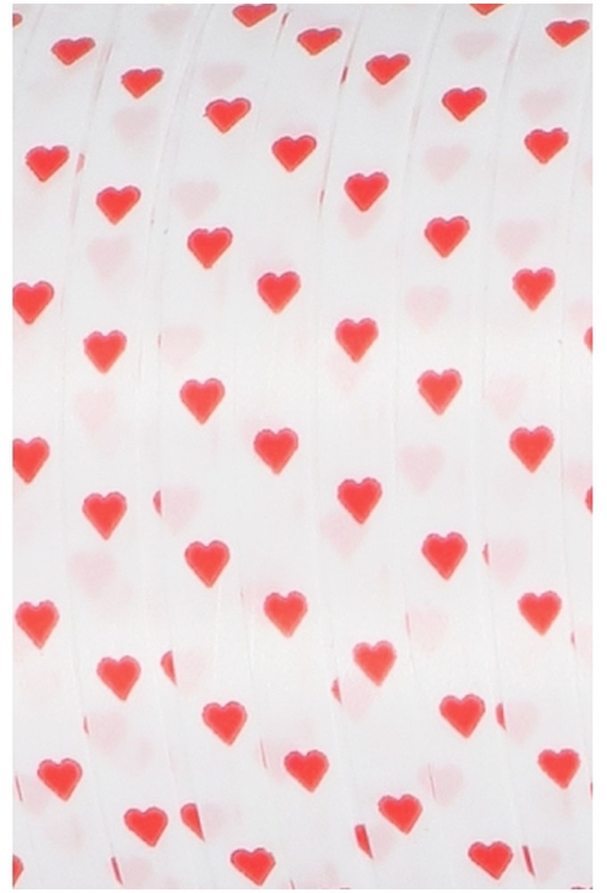 Krullint Hartjes Rood 5mm x 450 meter