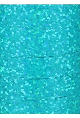 Krullint Holografisch Blauw 10mm x 200 meter