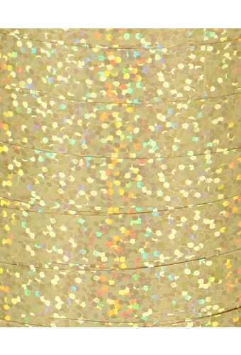 Krullint Holografisch Goud 10mm x 200 meter