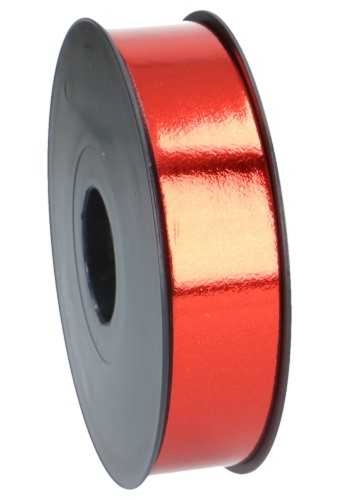 Krullint Metallic Reflex Rood 30mm x 100 meter