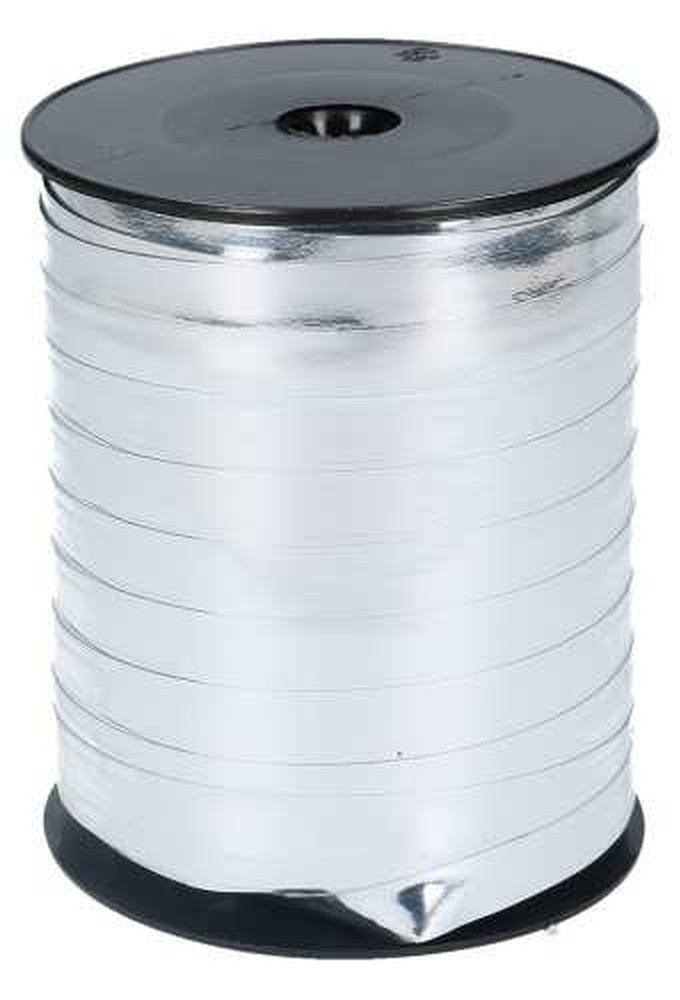 Krullint Metallic Reflex Zilver 10mm x 250 meter