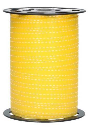 Krullint Stiksel Geel 10mm x 225 meter