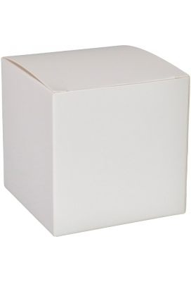 Kubus Geschenkdoosjes Wit 8x8x8cm 25stuks 350gr