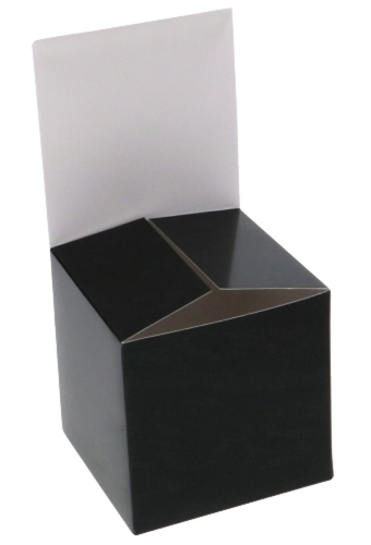 Kubus Geschenkdoosjes Zwart 10x10x10cm 25stuks