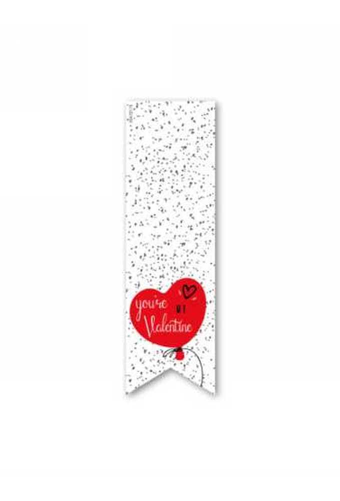 Langwerpig Sluitzegel Liefde You Are My Valentine 3.5 x 11.5cm 200st