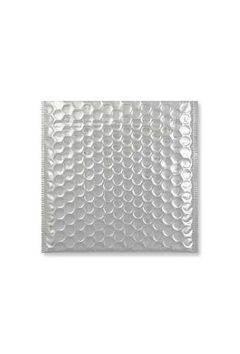 Luchtkussenenvelop Wenen Metallic Zilver 18x18cm 45stuks