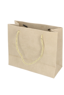 Luxe Cadeautasjes Barcelona Beige Bekleed Met Stof 24x10x20cm 10stuks