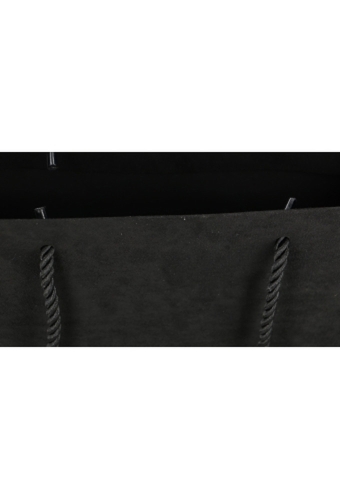 Luxe Cadeautasjes Barcelona Zwart Bekleed Met Stof 30x10x23cm 10stuks
