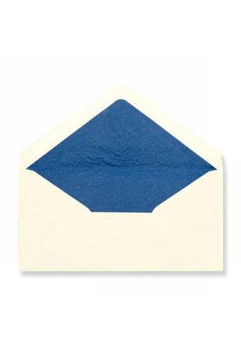 Luxe Enveloppen Dinant Creme & Blauw 11x22cm 100stuks