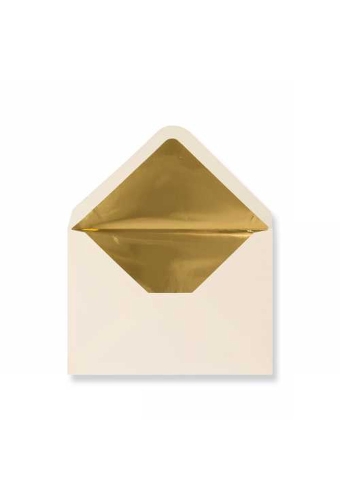 Luxe Enveloppen Dinant Creme & Goud 11.4x16.2cm 100stuks