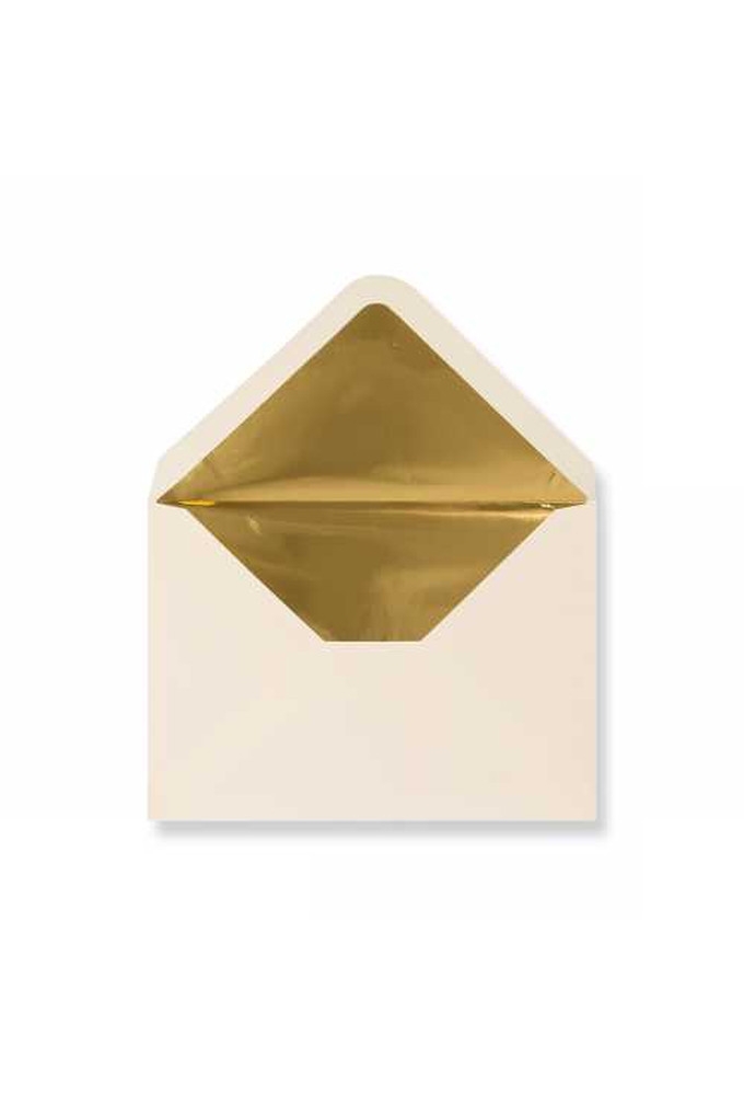 Luxe Enveloppen Dinant Creme & Goud 11.4x16.2cm 100stuks