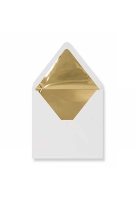 Luxe Enveloppen Dinant Creme & Goud 16x16cm 100stuks