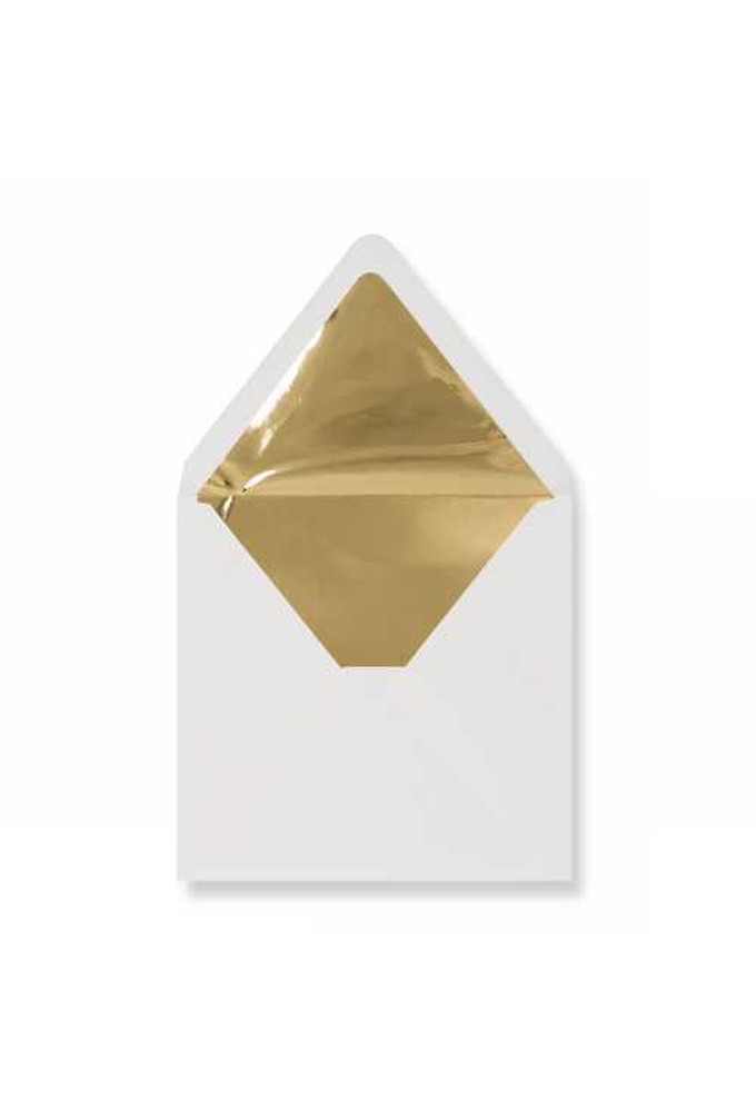 Luxe Enveloppen Dinant Creme & Goud 16x16cm 100stuks