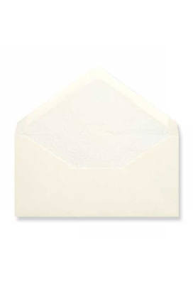 Luxe Enveloppen Dinant Creme & Wit 11x22cm 100stuks