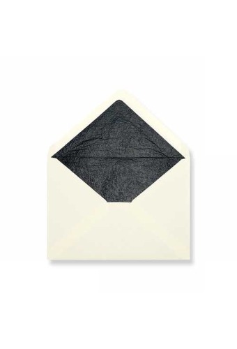 Luxe Enveloppen Dinant Creme & Zwart 16.2x22.9cm 100stuks