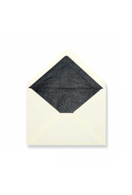 Luxe Enveloppen Dinant Creme & Zwart 16.2x22.9cm 100stuks
