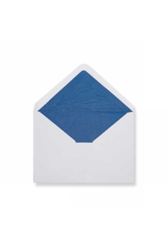 Luxe Enveloppen Dinant Wit & Blauw 16.2x22.9cm 100stuks