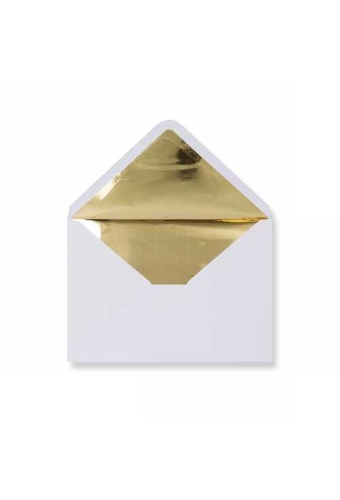 Luxe Enveloppen Dinant Wit & Goud 16.2x22.9cm 100stuks