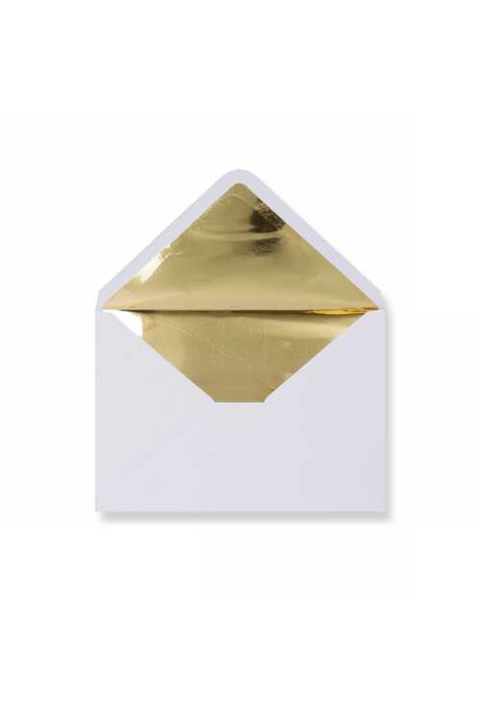 Luxe Enveloppen Dinant Wit & Goud 16.2x22.9cm 100stuks