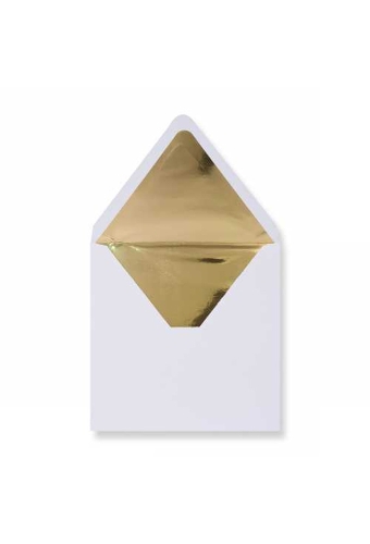 Luxe Enveloppen Dinant Wit & Goud 16x16cm 100stuks