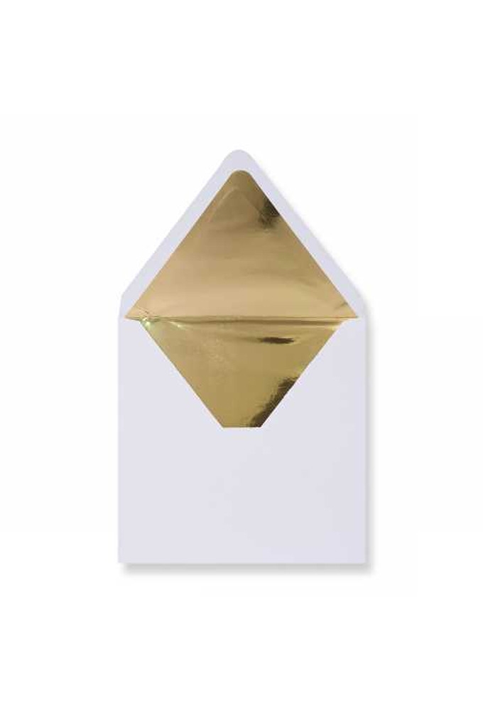 Luxe Enveloppen Dinant Wit & Goud 16x16cm 100stuks