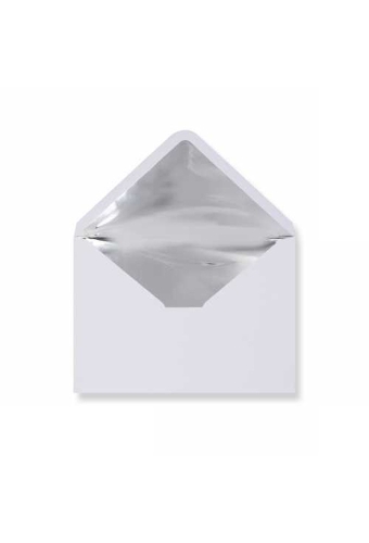 Luxe Enveloppen Dinant Wit & Zilver 16.2x22.9cm 100stuks