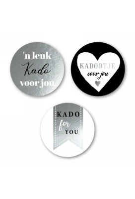 Luxe Etiketten Everyday 'n Leuk Kado Voor Jou Metallic 4cm 3x 100stuks