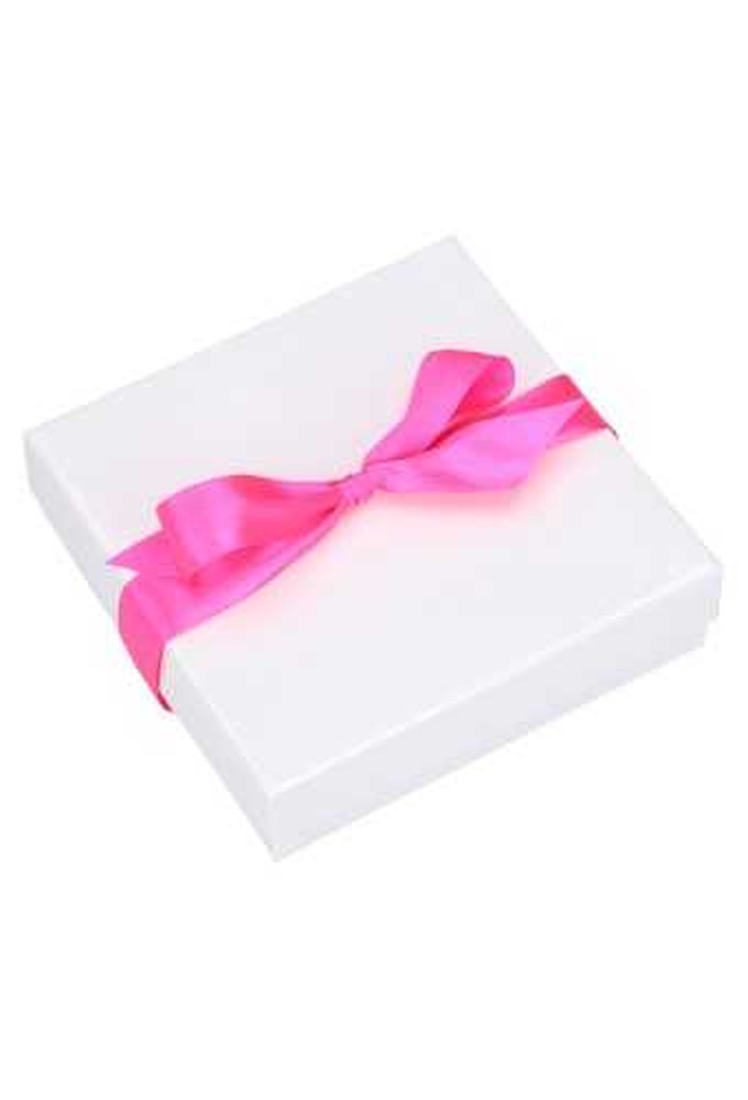 Luxe Geschenkdoos & Lintgleuf Wit Glans Bilbao 14.5x14.5x4cm 12stuks