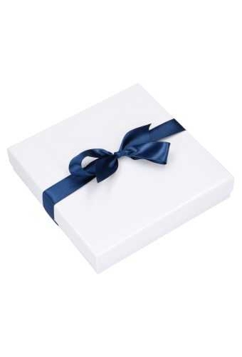 Luxe Geschenkdoos & Lintgleuf Wit Glans Bilbao 19.5x19.5x4cm 10stuks