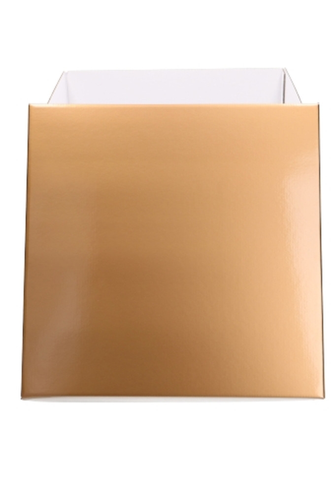Luxe Geschenkdoos Torino Goud Glossy FSC® 25x25x20cm Los Model