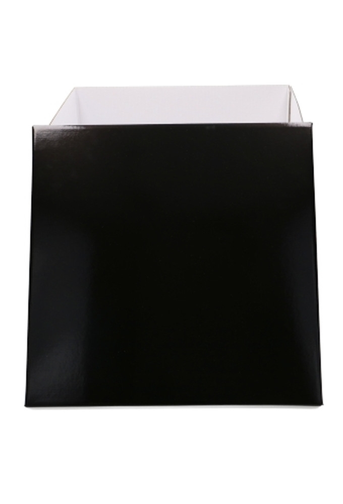 Luxe Geschenkdoos Torino Zwart Glossy FSC® 20x20x15cm Los Model