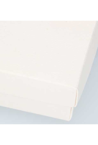 Luxe Kadodoosje & Deksel Bruno CREME Wit 16.5x11x3.5cm 300gr10stuks