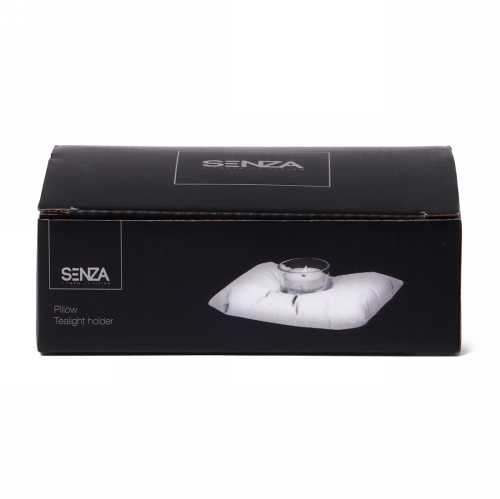 SENZA Pillow Tealight Holder Small White 1 stuk