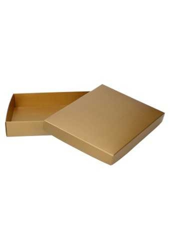Luxe Kadodoosje & Deksel Bruno Goud 22x16x3.5cm 300gr 10st