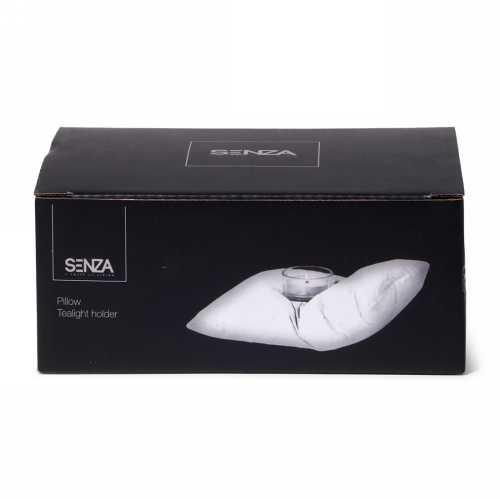 SENZA Pillow Tealight Holder Large White 1 stuk