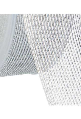 Luxe Kadolint Fijn Gaaslint Zilver 25mm x 10meter