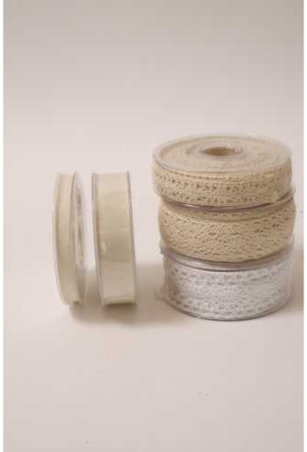 Luxe Kadolint Katoen Naturel 15mm x 10 meter