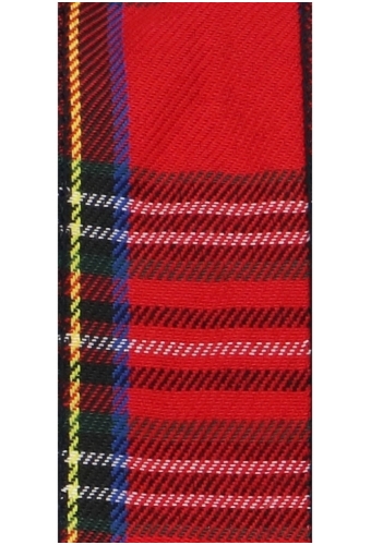 Luxe Kadolint Met IJzerdraad Tartan Schotse Ruit 40mm x 10meter
