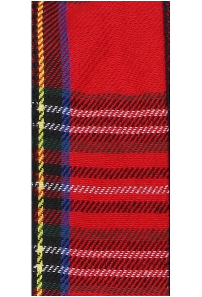 Luxe Kadolint Met IJzerdraad Tartan Schotse Ruit 40mm x 10meter