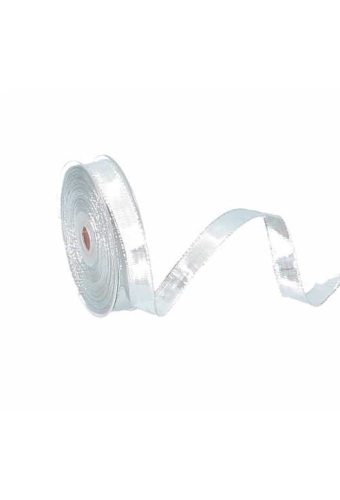 Luxe Kadolint Metallic Zilver Met IJzerdraad 16mm x 20 meter