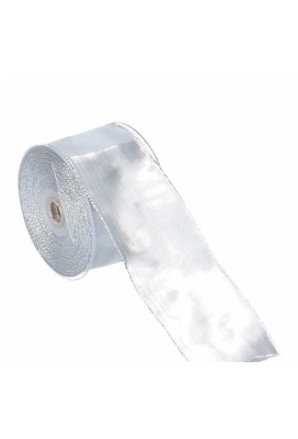 Luxe Kadolint Metallic Zilver Met IJzerdraad 63mm x 20meter