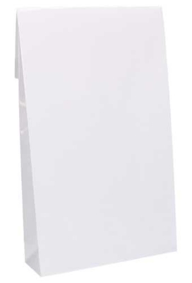 Luxe Kadozakjes Mila Glans Wit & Plakstrip 20x6.5x33cm 50stuks