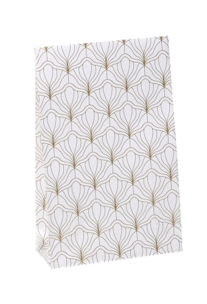 Luxe Kadozakjes Mila Wit Biloba Goud & Plakstrip 10x4x15.7cm 50st