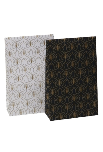 Luxe Kadozakjes Mila Wit Biloba Goud & Plakstrip 10x4x15.7cm 50st