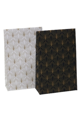 Luxe Kadozakjes Mila Wit Biloba Goud & Plakstrip 10x4x15.7cm 50st
