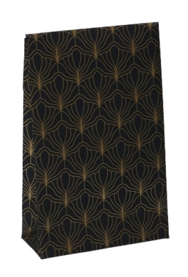 Luxe Kadozakjes Mila Zwart Mat Biloba Goud Plakstrip 10x4x15.7cm 40st