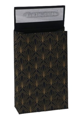 Luxe Kadozakjes Mila Zwart Mat Biloba Goud Plakstrip 10x4x15.7cm 40st