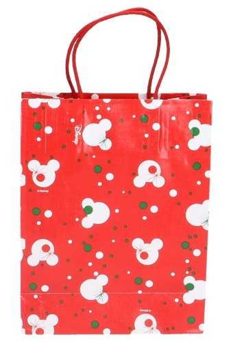 Luxe Kersttasjes Medium Mickey Mouse Disney 19x9x25cm 9stuks