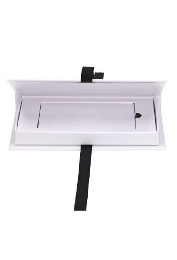 Luxe Klepdoos & Lint Wit Mat 7x12x1cm & Inlay 25stuks OP IS OP