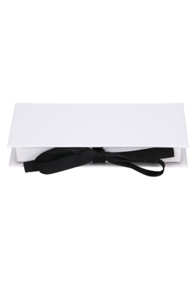 Luxe Klepdoos & Lint Wit Mat 7x12x1cm & Inlay 25stuks OP IS OP
